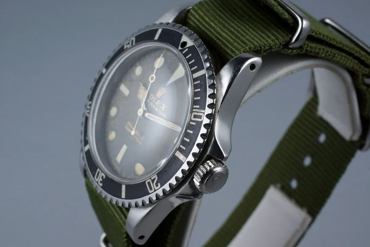 1963 Rolex Submariner 5513 PCG with Tropical Gilt UNDERLINE Dial