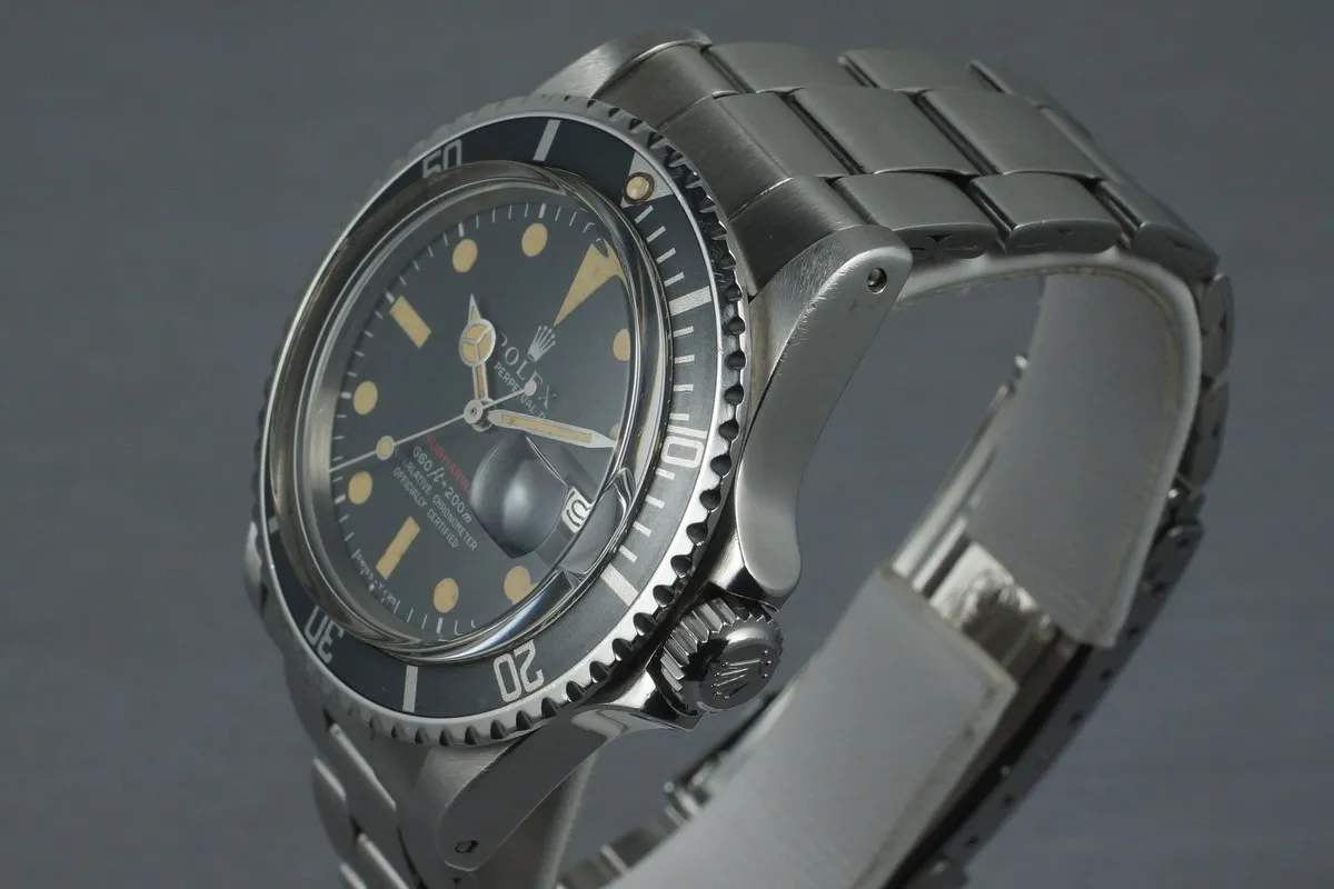 1970 Rolex Red Submariner1680 Mark IV