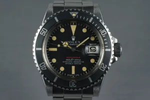 1970 Rolex Red Submariner1680 Mark IV