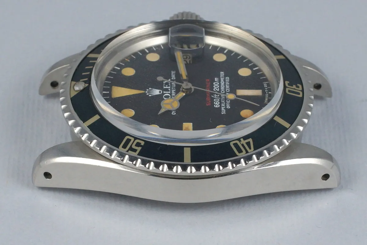 1972 Rolex Red Submariner 1680 Mark VI Dial