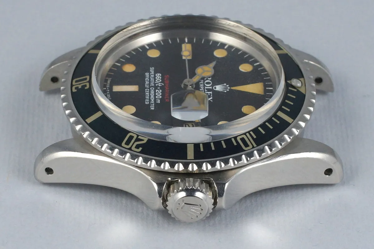 1972 Rolex Red Submariner 1680 Mark VI Dial