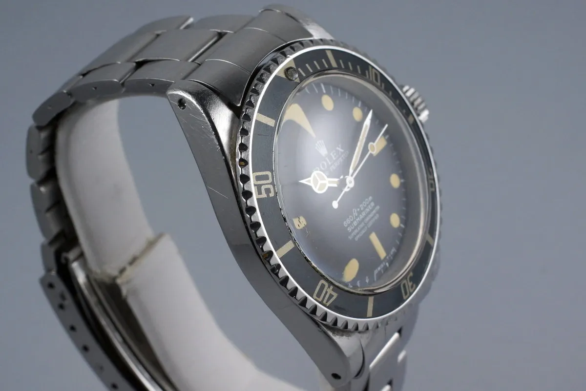 1972 Rolex Submariner 5512 4 Line Dial