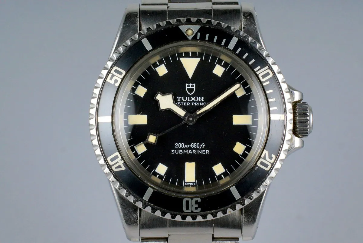 1972 Tudor Submariner 7016/0 Black Snowflake Dial