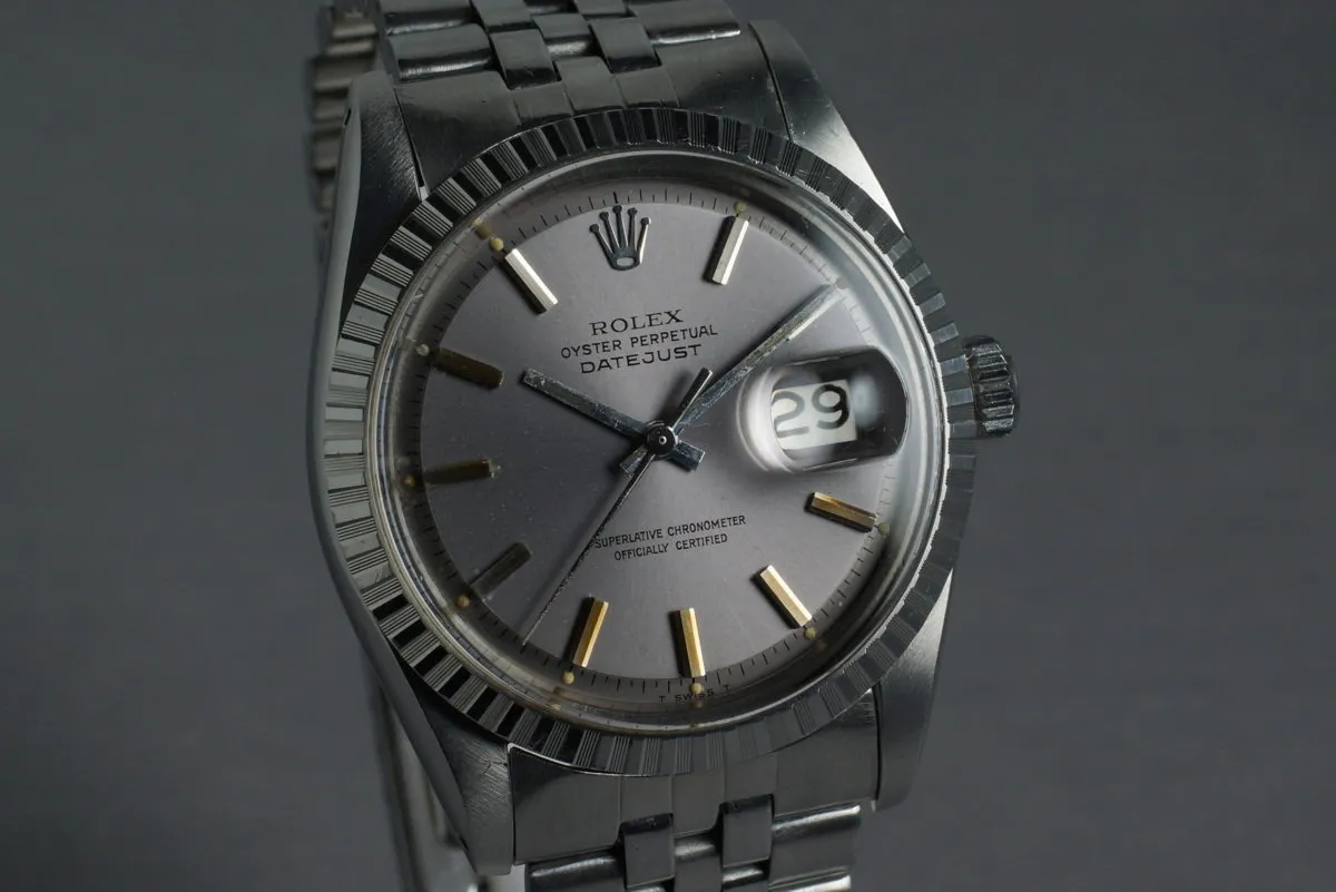 1975 Rolex DateJust 1603 with Gray Dial