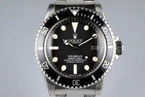 1979 Rolex Sea Dweller 1665 Mark III with Box and Papers