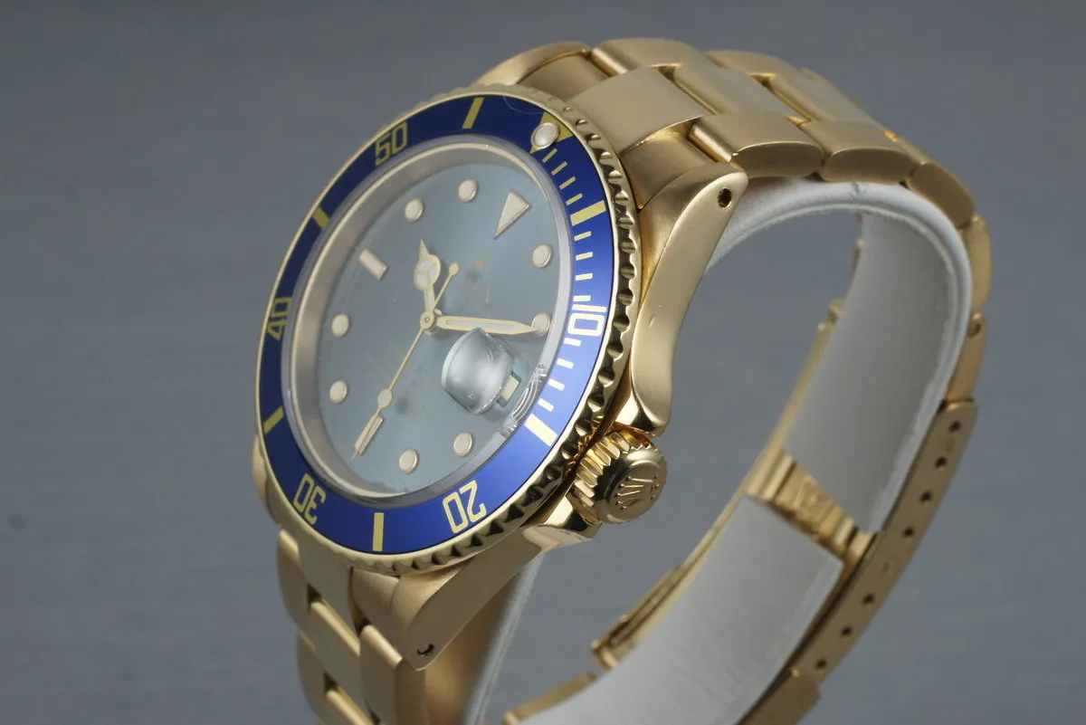 1989 Rolex 18K Submariner 16808