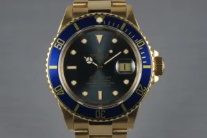 1989 Rolex 18K Submariner 16808