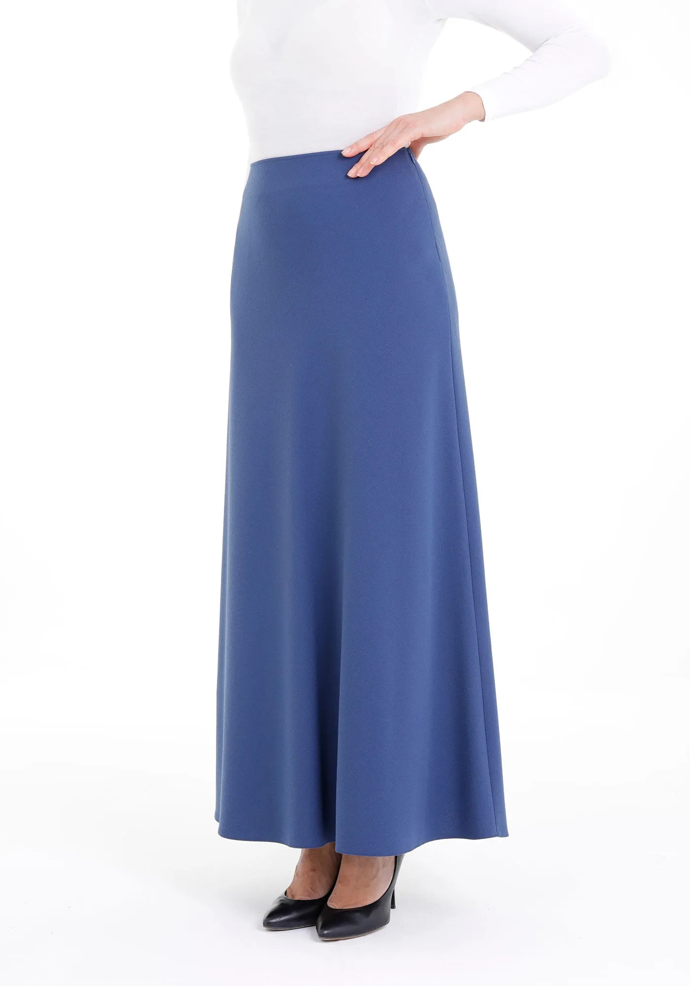 A-Line Style Comfy Maxi Dress Skirt - G-Line