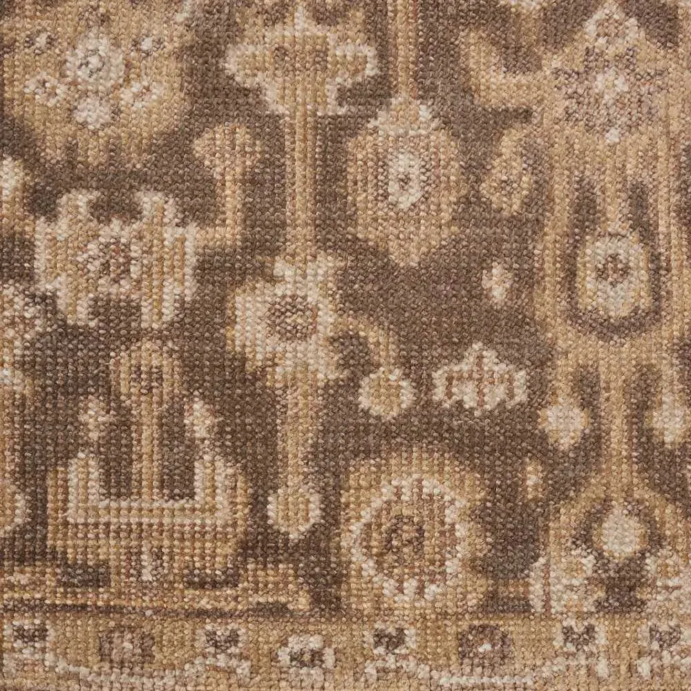 Aldora ALD06 Mocha Rug