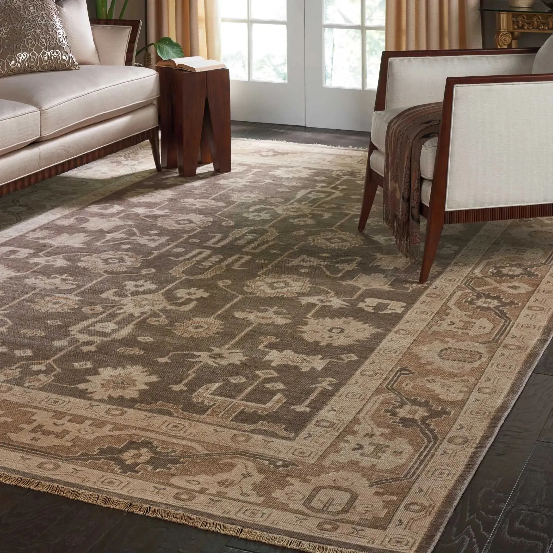 Aldora ALD06 Mocha Rug