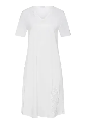 Anne Embroidered Cotton Nightgown | Off White 74891-102