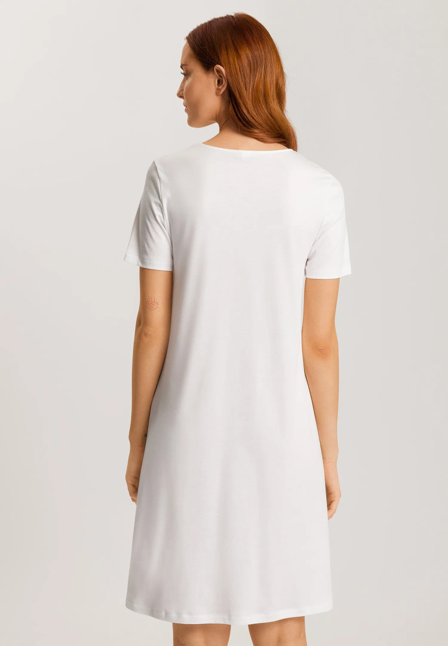 Anne Embroidered Cotton Nightgown | Off White 74891-102