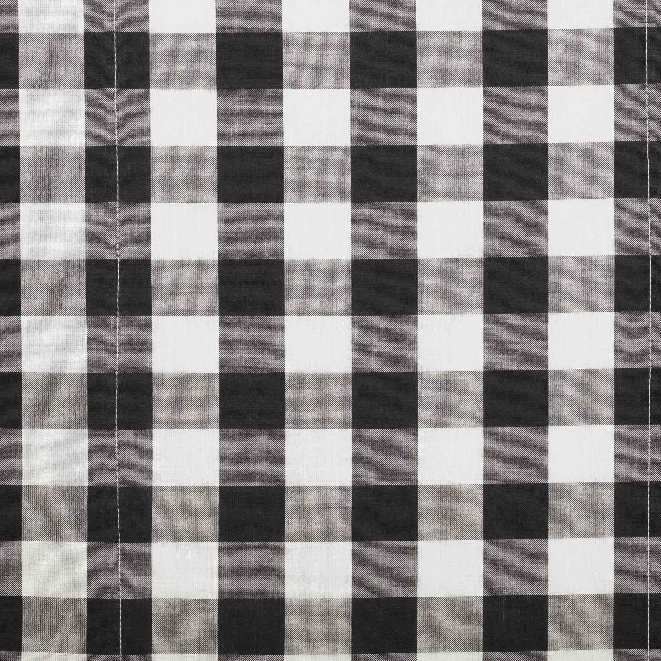 Annie Buffalo Black Check Panel 96x50