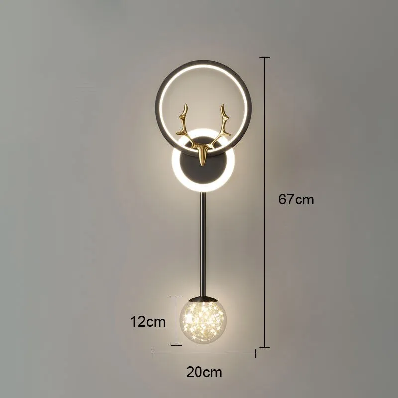 BAN Antler Nordic LED Modern Light Luxury Wall Lamp