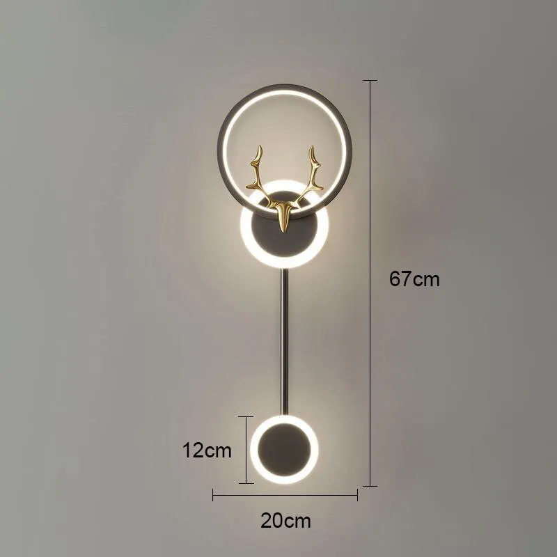 BAN Antler Nordic LED Modern Light Luxury Wall Lamp