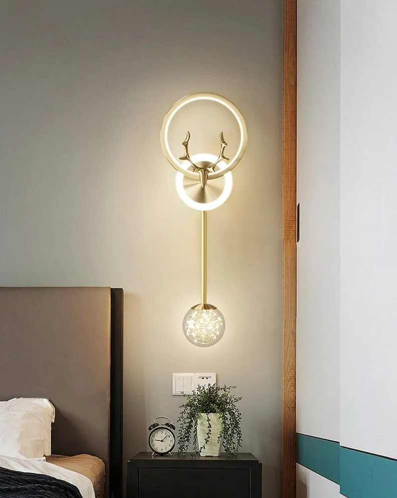 BAN Antler Nordic LED Modern Light Luxury Wall Lamp