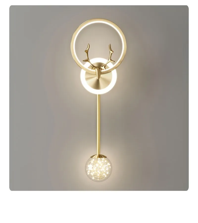 BAN Antler Nordic LED Modern Light Luxury Wall Lamp