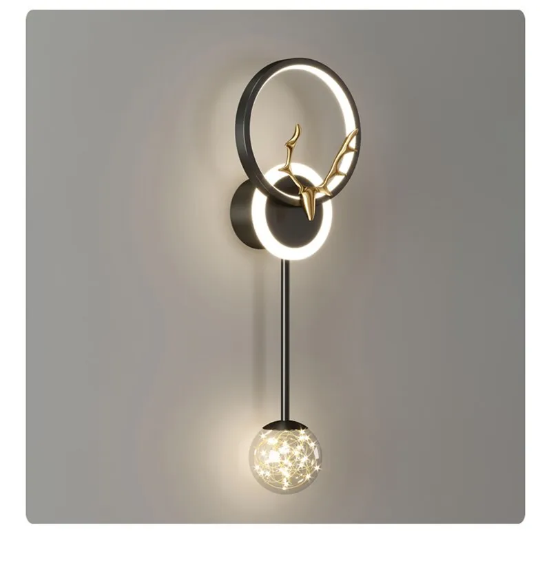 BAN Antler Nordic LED Modern Light Luxury Wall Lamp