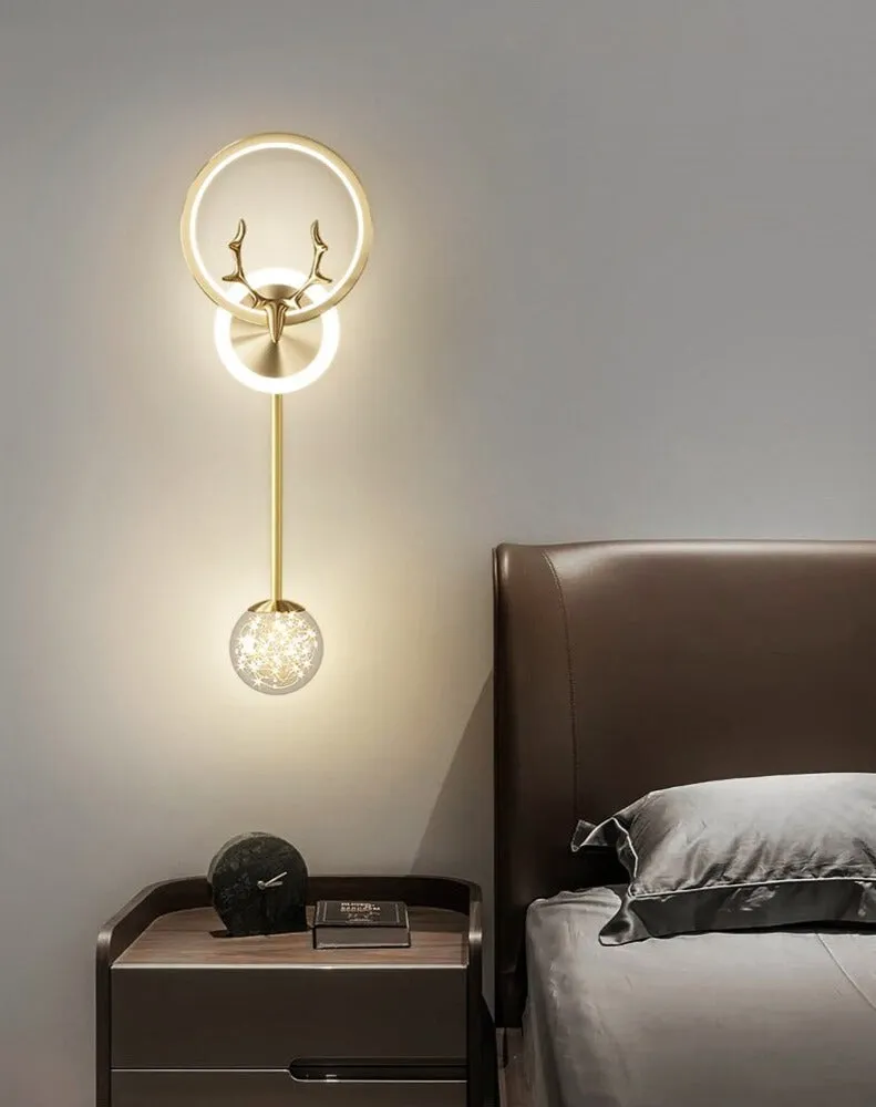 BAN Antler Nordic LED Modern Light Luxury Wall Lamp