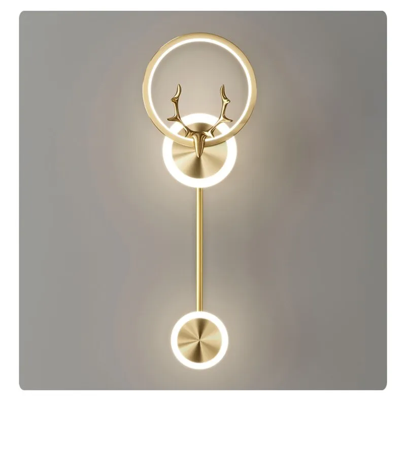 BAN Antler Nordic LED Modern Light Luxury Wall Lamp