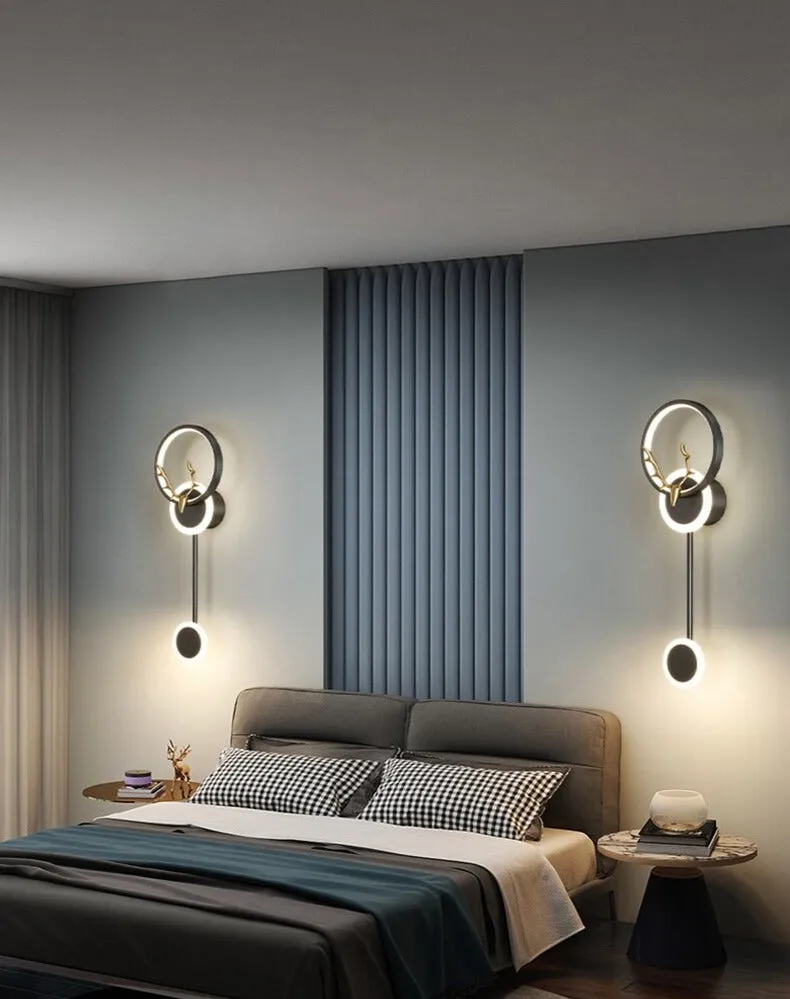 BAN Antler Nordic LED Modern Light Luxury Wall Lamp