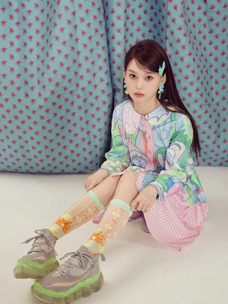 Bear and Rabbit Cute Printed Dress【s0000003297】