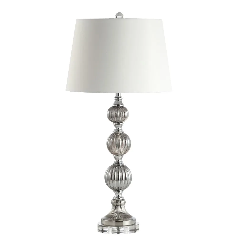 Belfast 31" Triple Sphere Glass/Crystal LED Table Lamp