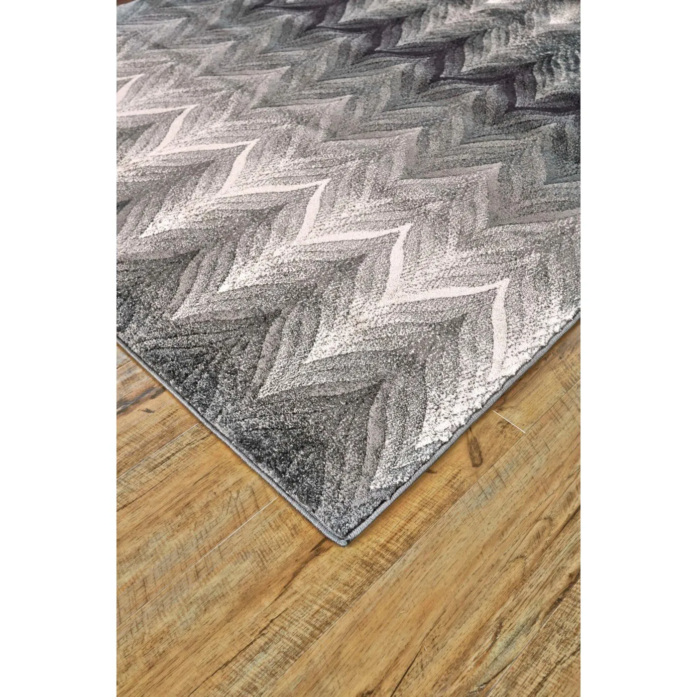 Bleecker 6173589F Grey/White Rug