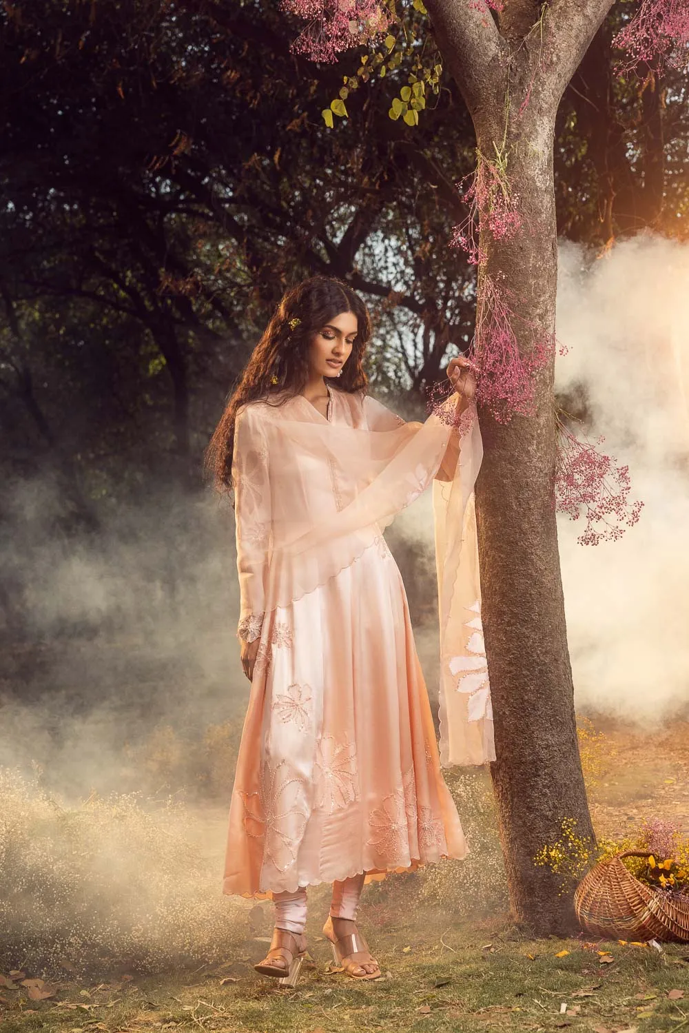 Blush Pink Anarkali Set