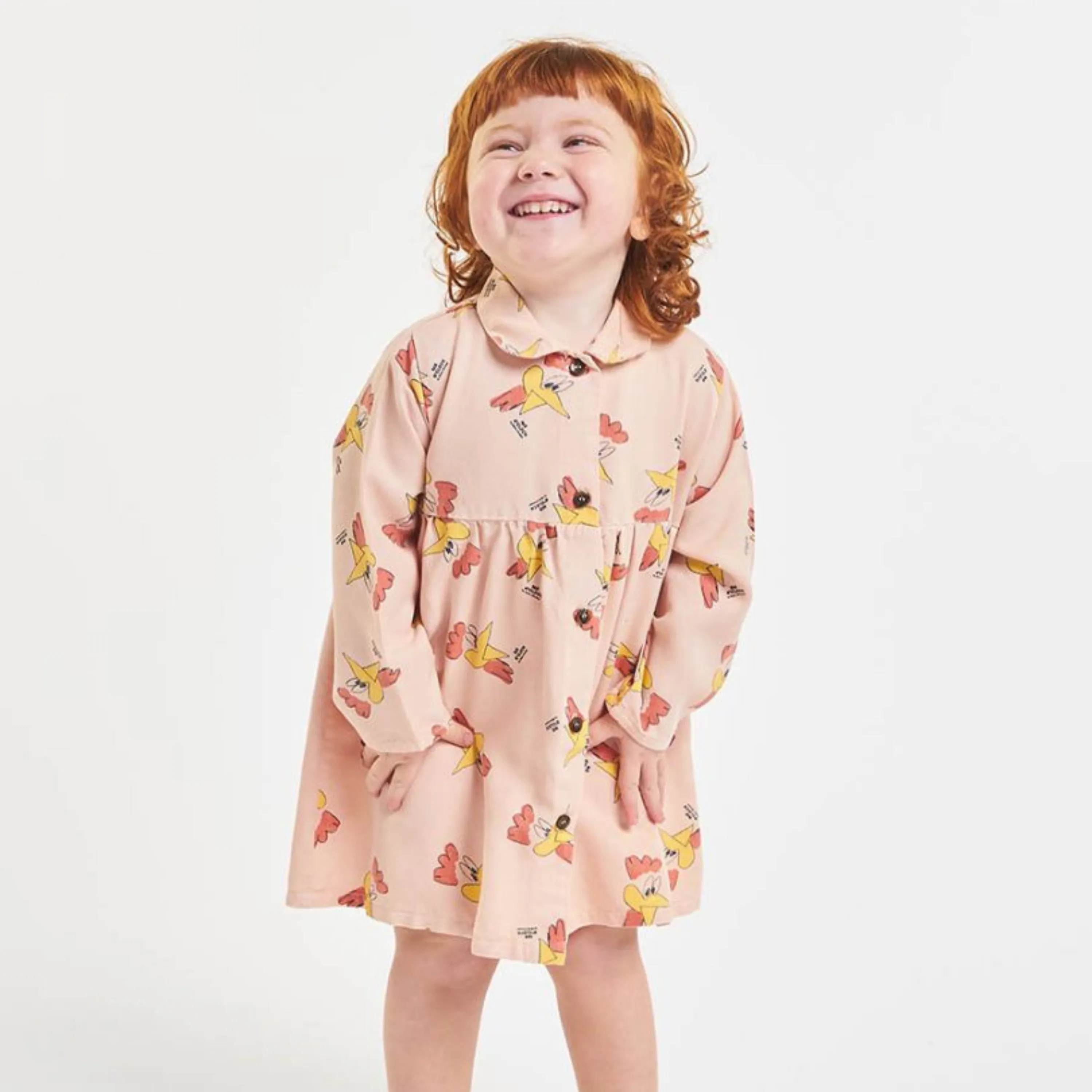 Bobo Choses Baby Mr O'Clock All Over Woven Dress