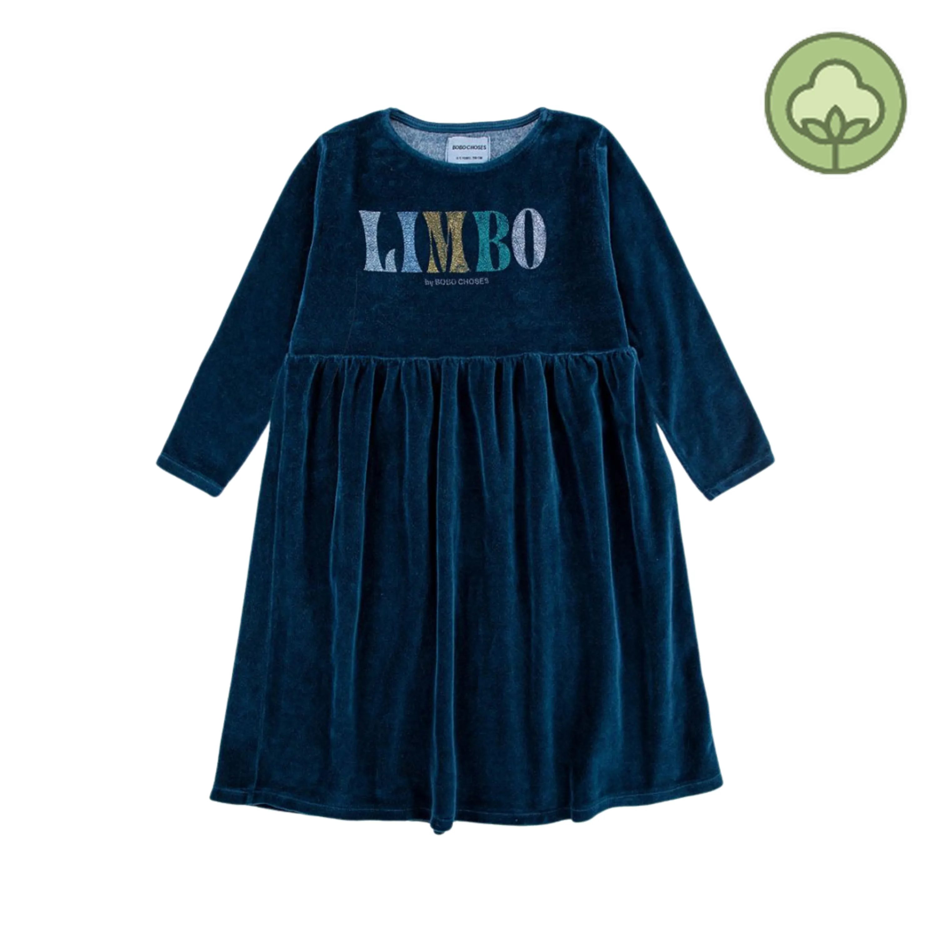 Bobo Choses Limbo Velvet Dress