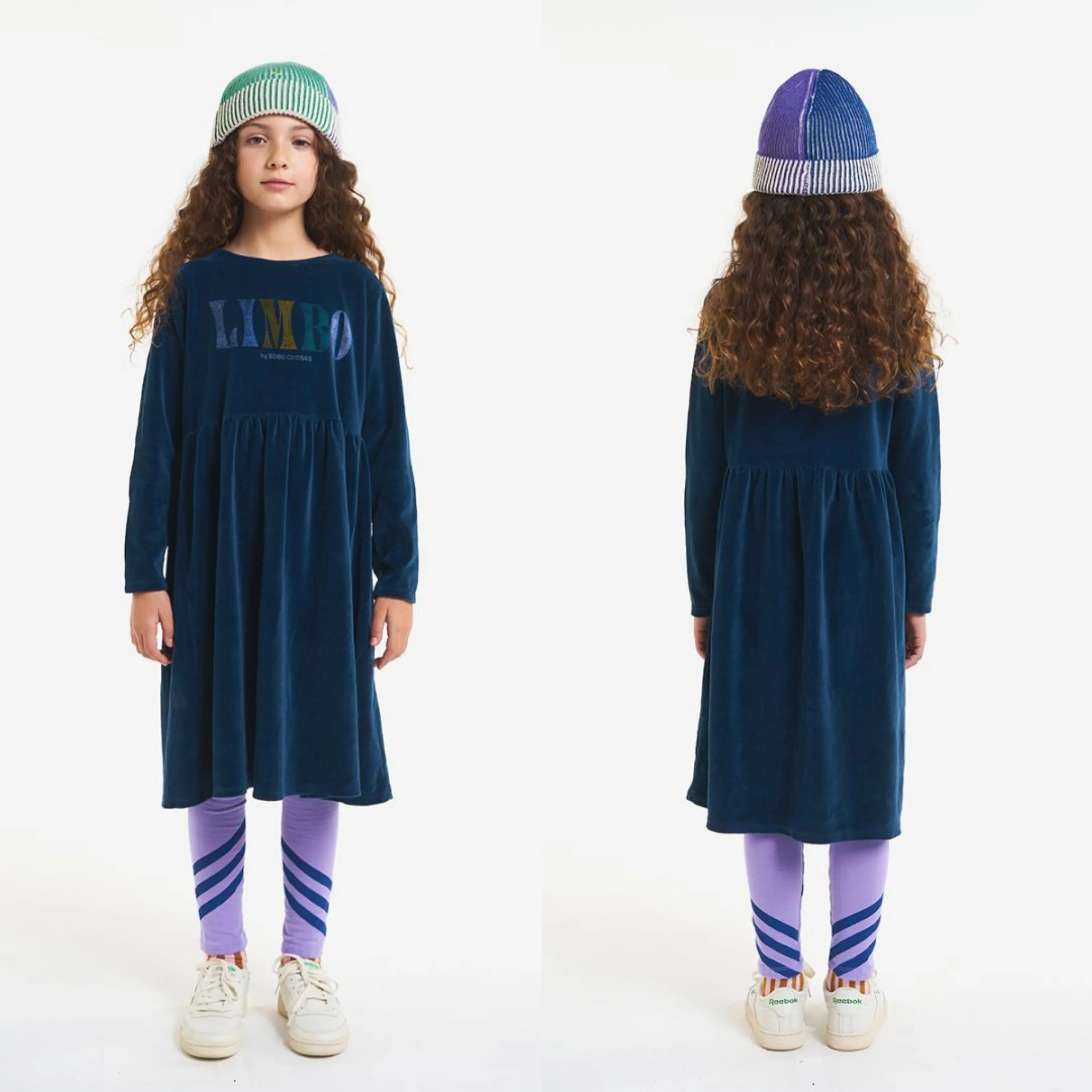 Bobo Choses Limbo Velvet Dress