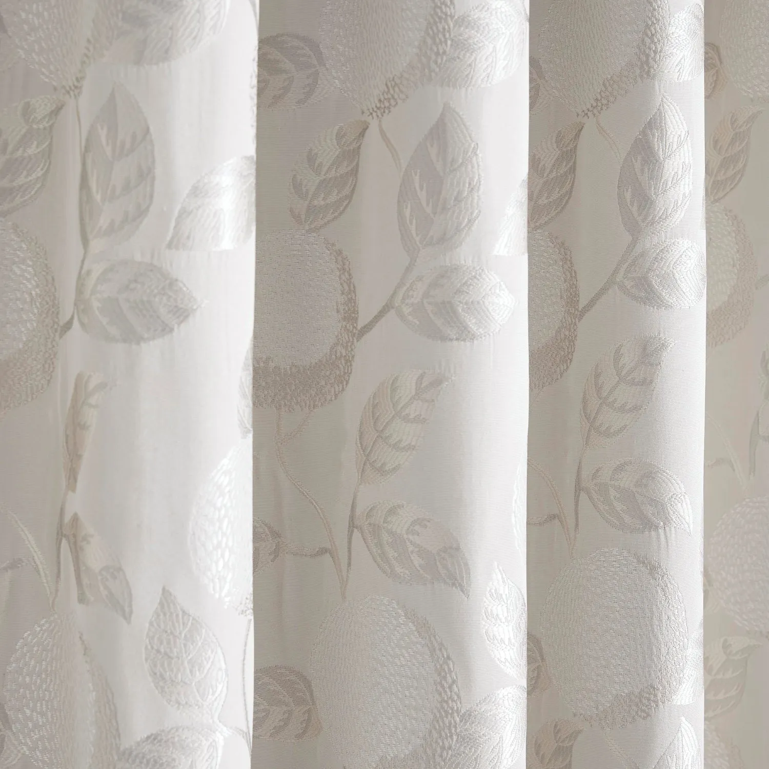 Bramford Natural Fruit Tree Pencil Pleat Curtains