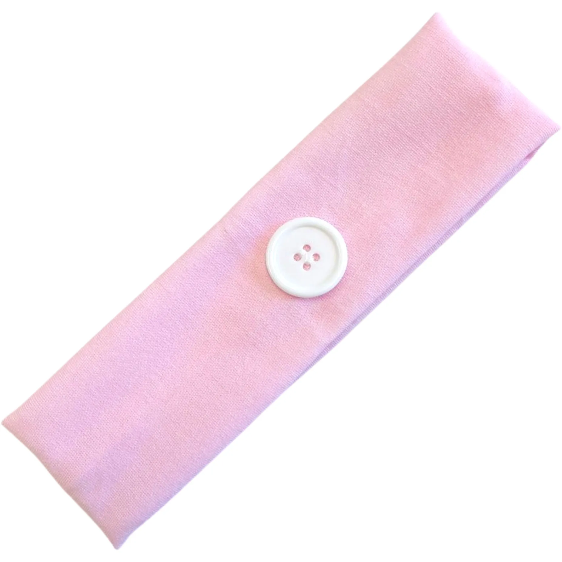 Button Ear Saver Cotton Headband Soft Stretch For Nurses Healthcare Workers You Pick Colors and Quantities