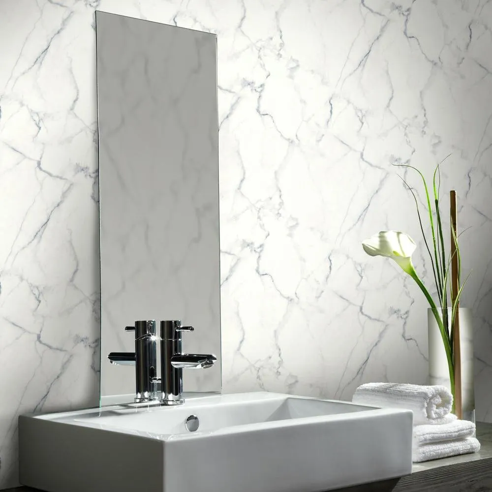 Carrara Marble Peel and Stick Wallpaper