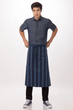 Chef Works Presidio Bistro Apron- Navy Blue