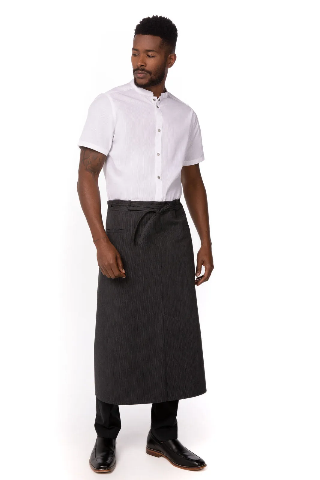 Chef Works Volante Bistro Apron- Pinstripe