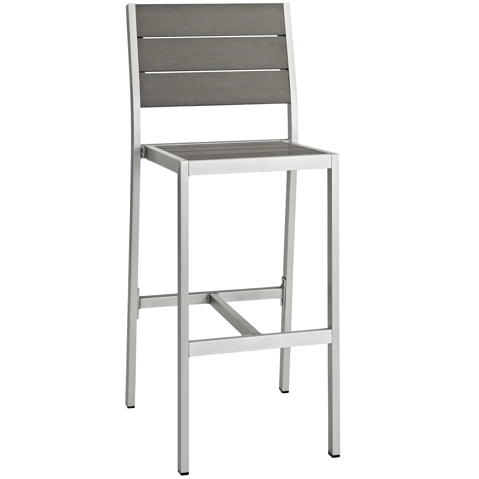 Coast Outdoor Patio Aluminum Armless Bar Stool