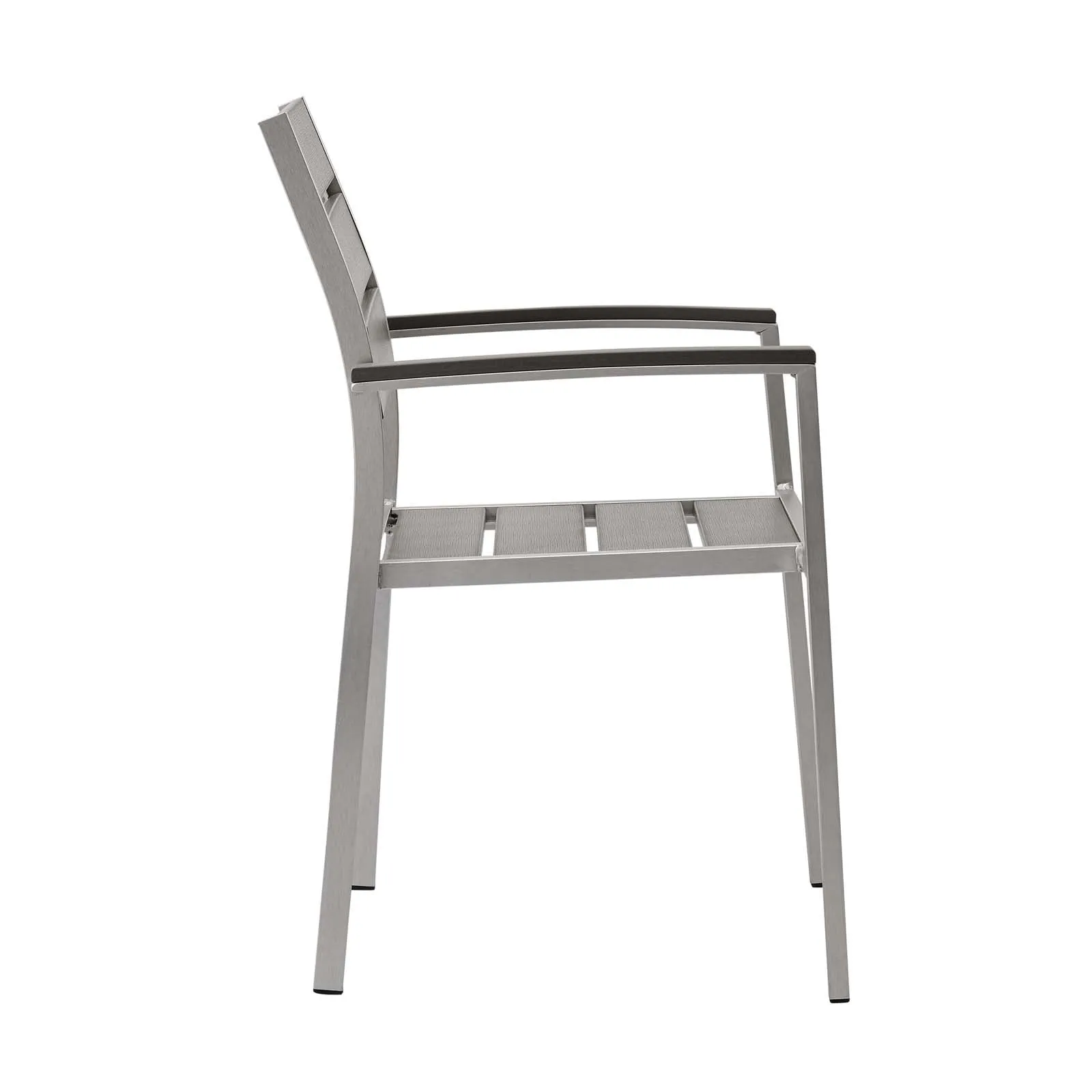 Coast Outdoor Patio Aluminum Dining Armchair