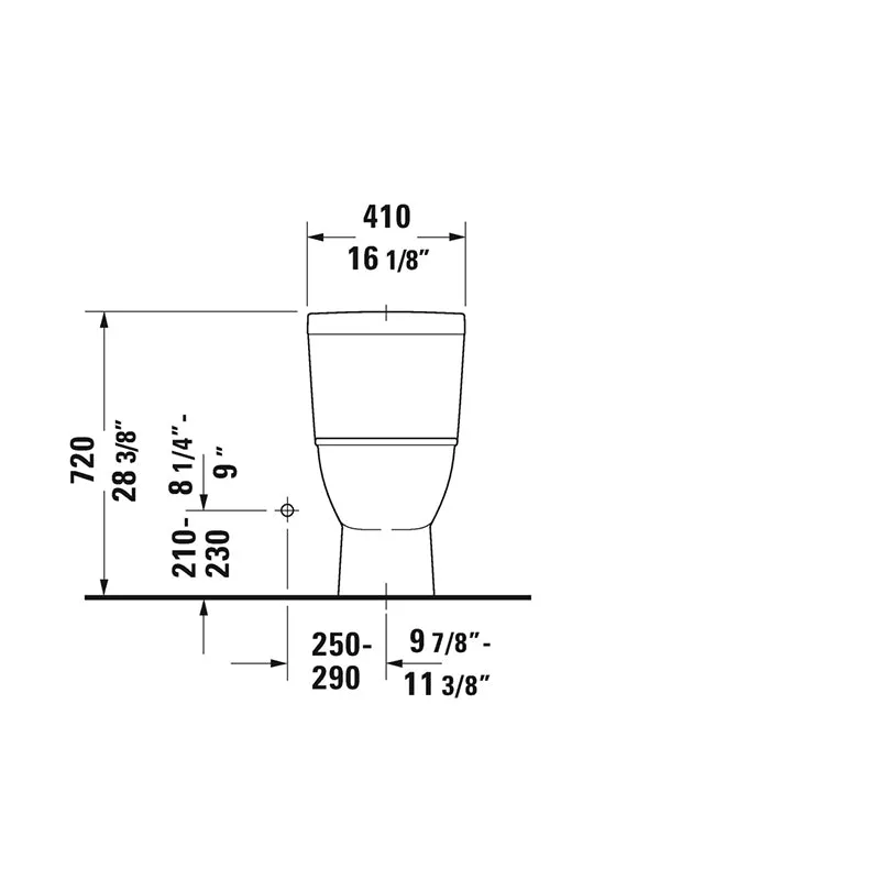 Darling New Elongated 1.28 gpf One-Piece Toilet in White - Seat Included