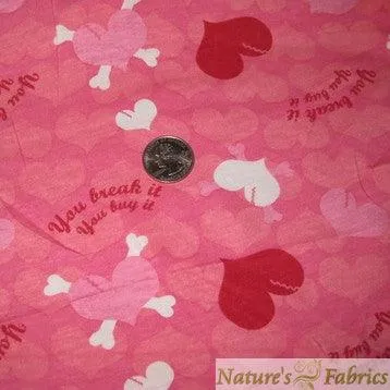 David & Goliath You Break it, You Buy It on Cotton Jersey Fabric