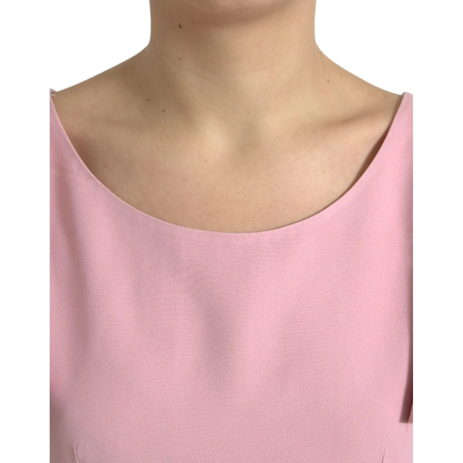 Dolce & Gabbana Chic Pink Bell Sleeve Top