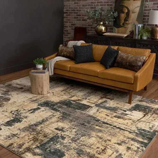 Elements 91420 90082 Treviso Grey Rug