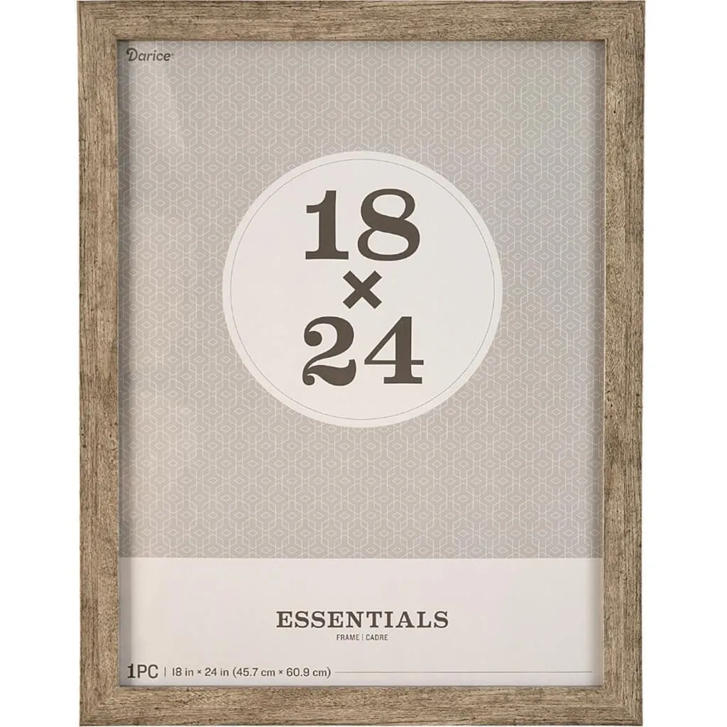 Essentials Gray Picture Frame: 18 x 24 Inches