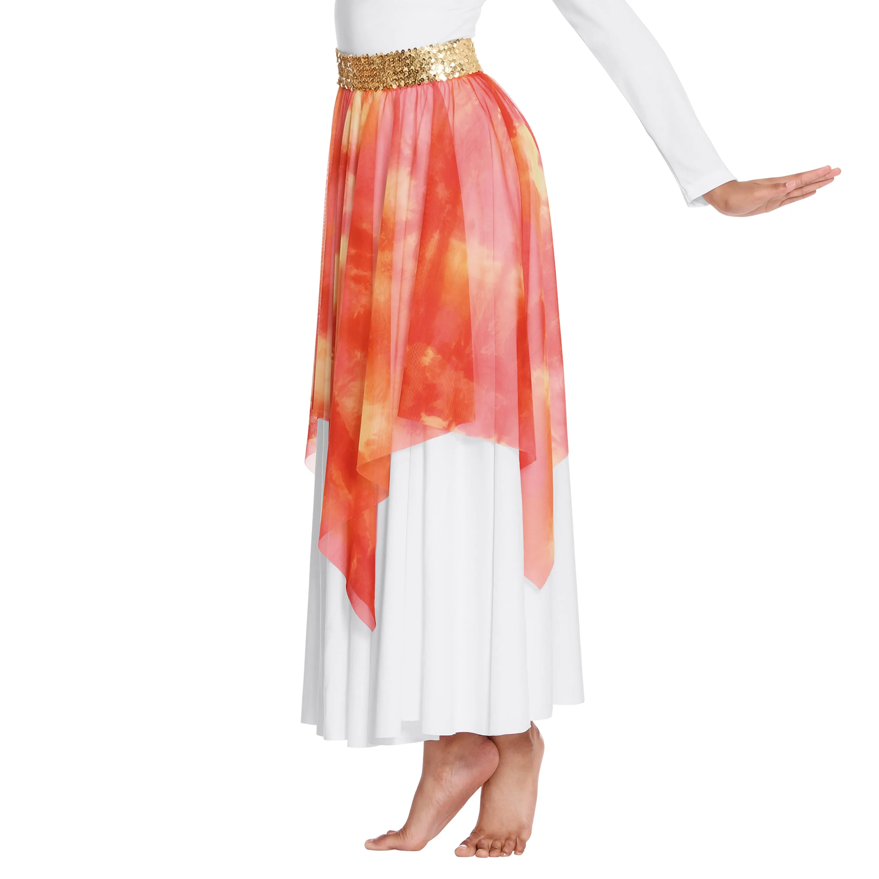 Eurotard 84768 Adult Ignited Glory Versatile Praise Skirt/Overlay