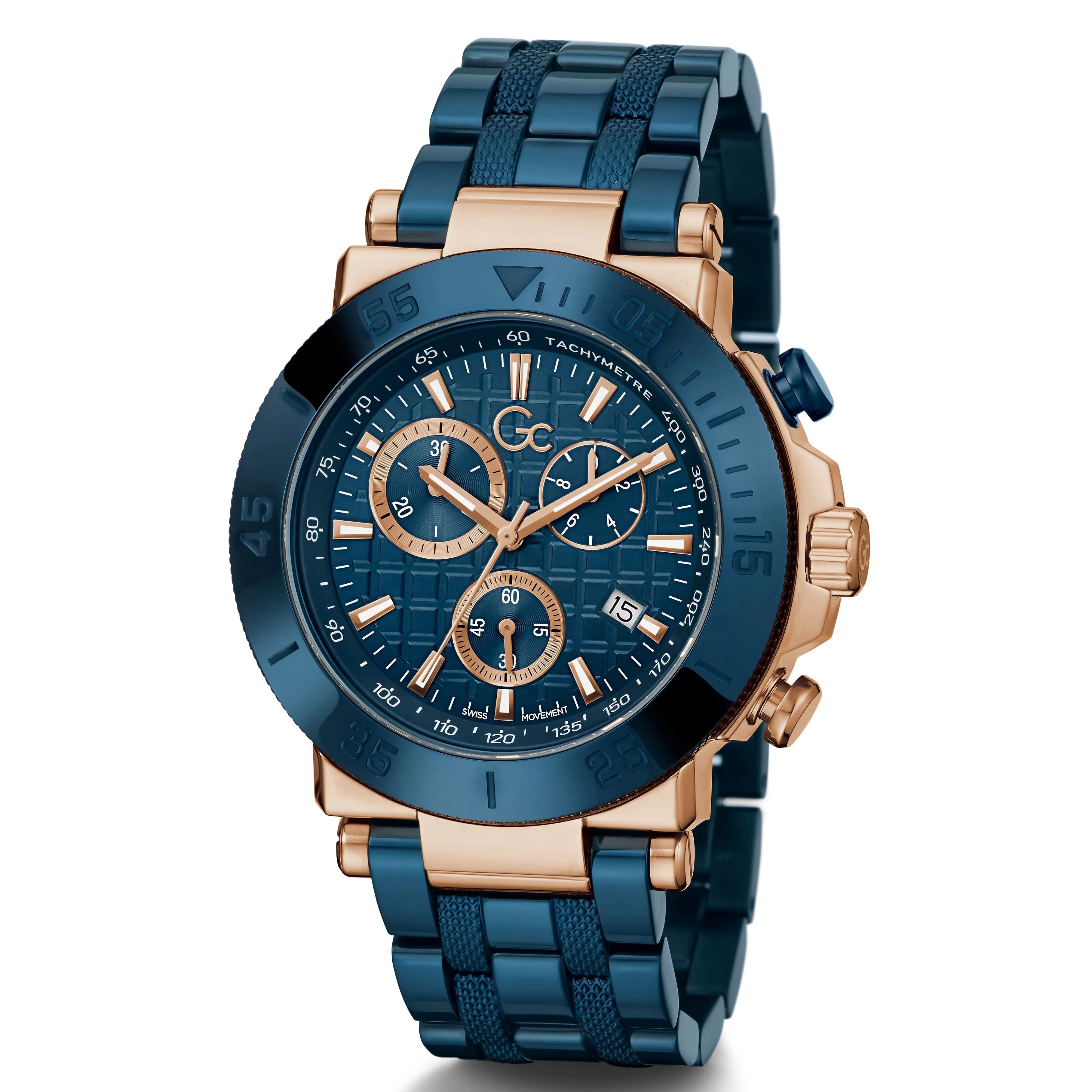 Gc One Men's Blue Watch Y70001G7MF