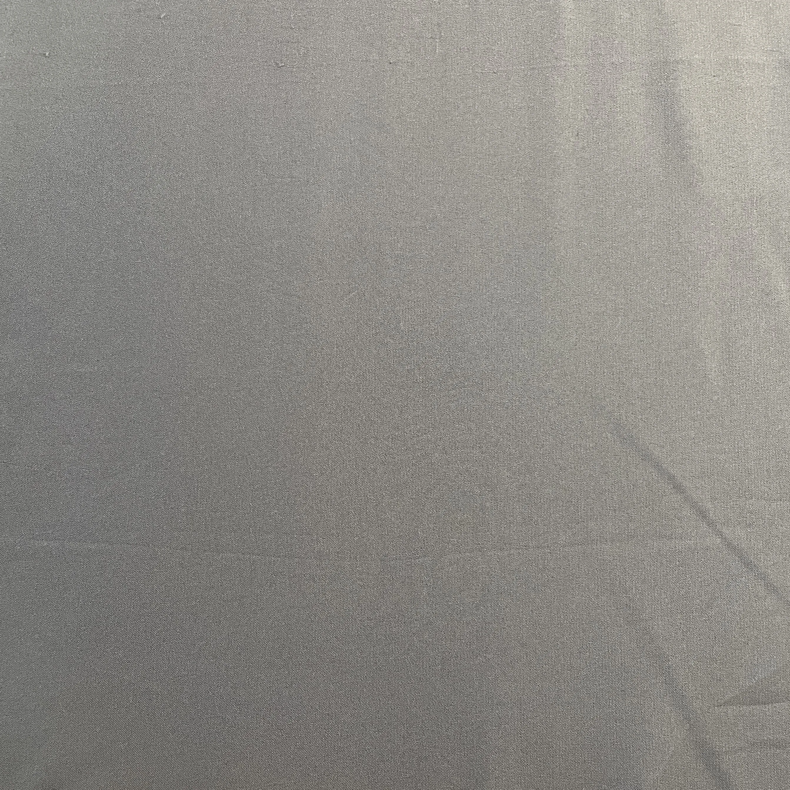 Grey Solid Butter Crepe Fabric