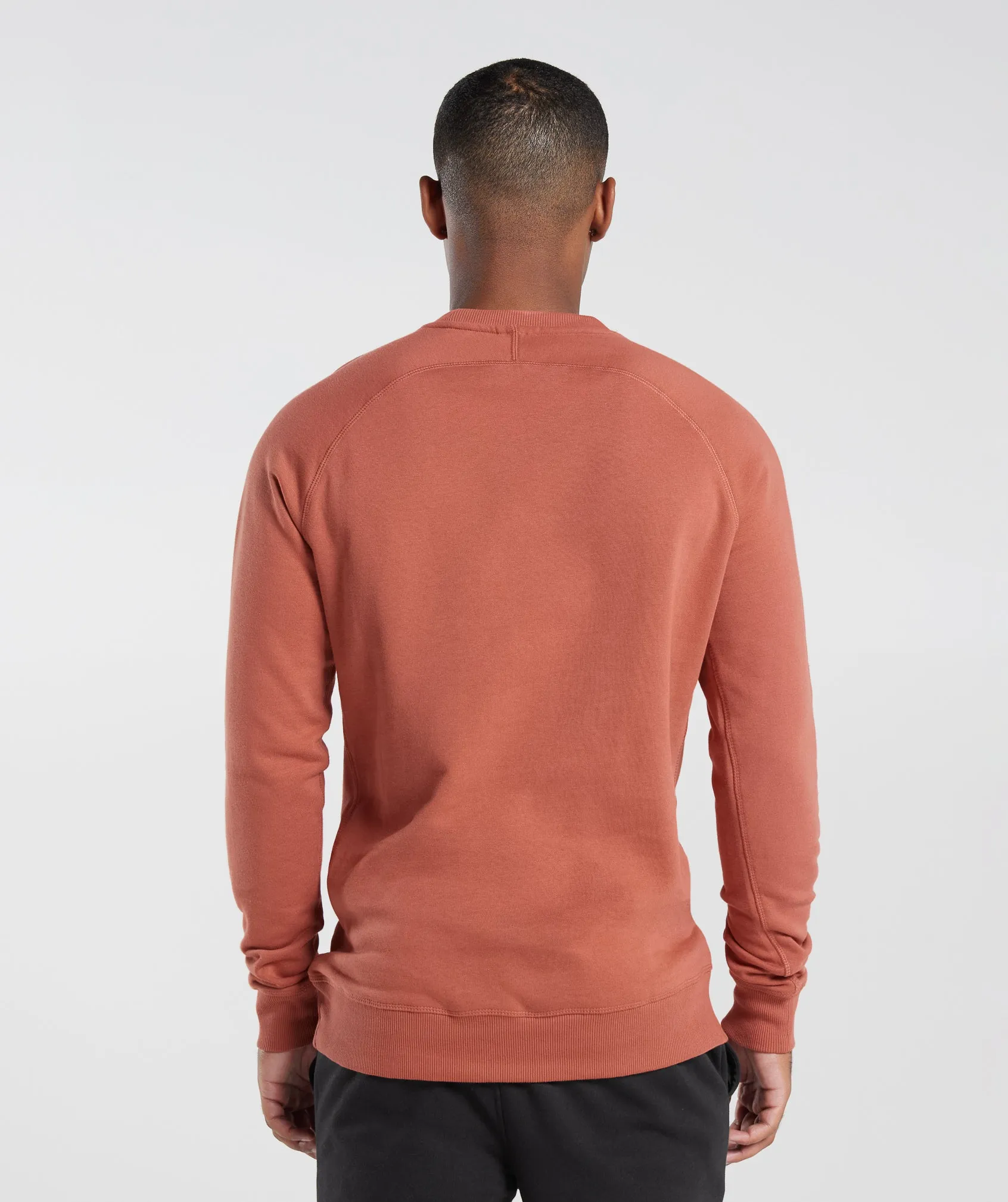 Gymshark Crest Sweatshirt - Persimmon Red