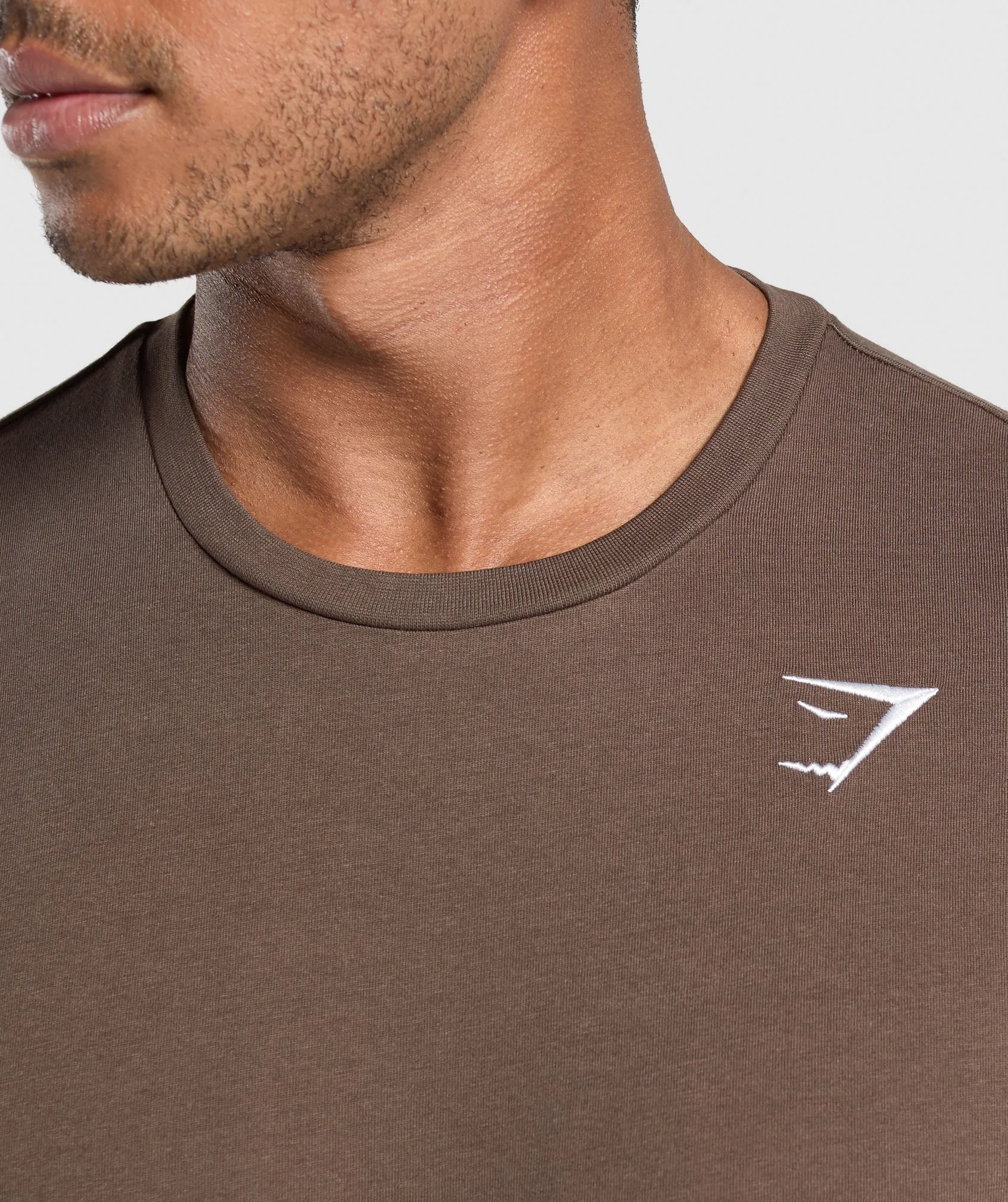 Gymshark Crest T-Shirt - Walnut Brown