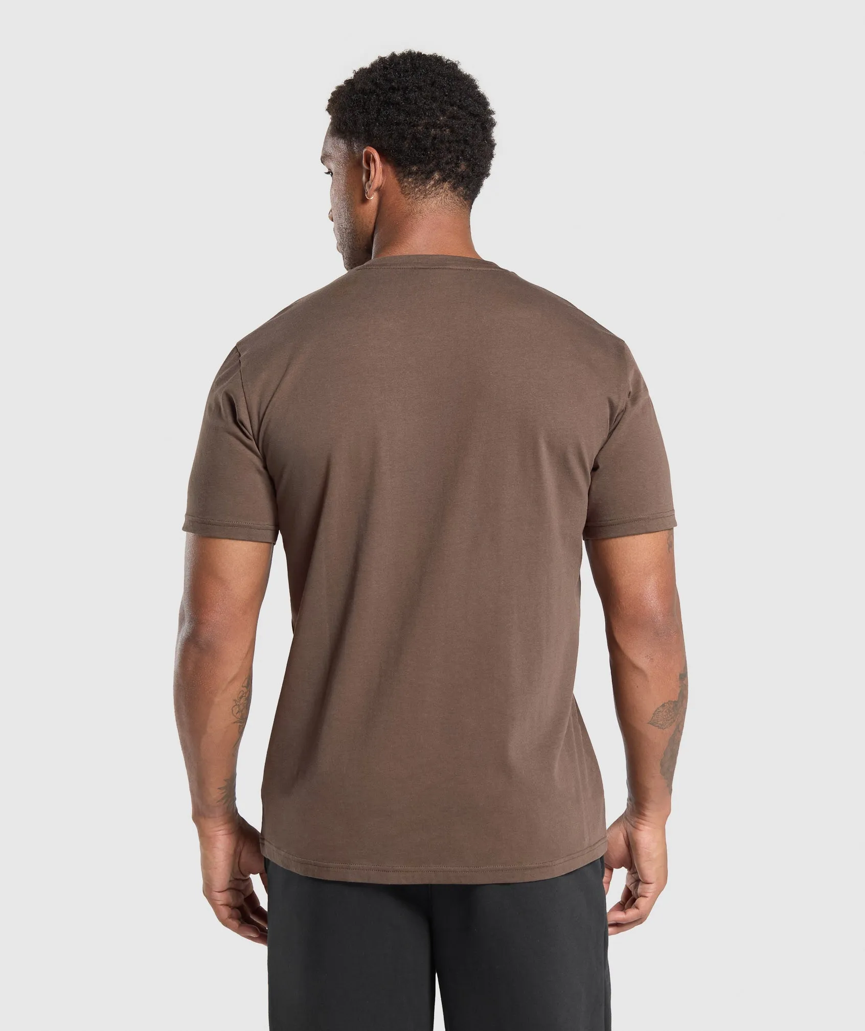 Gymshark Crest T-Shirt - Walnut Brown